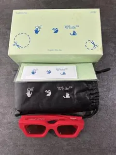 20AW OFF-WHITE c/o The Sun サングラス ブラック - メルカリ