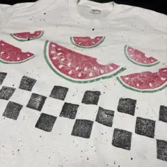 SUNBELT スイカ柄 Tシャツ XL USA製 80s90sY2K - メルカリ