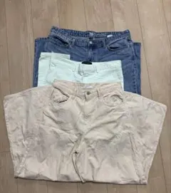 デニム パンツ 3本セット L Gap バナナリパブリック UNIQLO