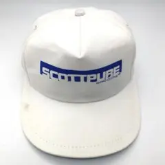 80s 90s USA製 企業ロゴ プリント スナップ キャップ 帽子 O347