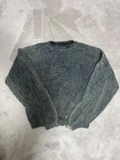 短丈ヴィンテージニット　1点もの