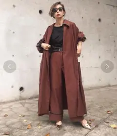 Ameri BACK LACE UP OVER COATのサムネイル