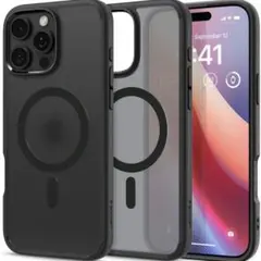 iPhone 16 Pro Max ケース フロスト ブラック Spigen