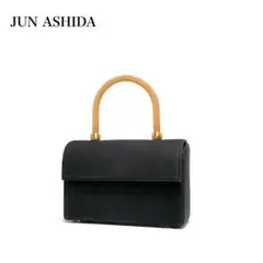 【美品】JUN ASHIDA ジュンアシダ/ヌバック素材/フラップ/ハンドバッグのサムネイル