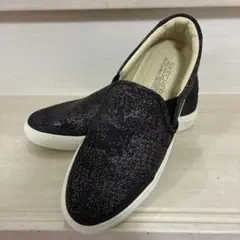 SKECHERS スリッポン ブラック レディースのサムネイル