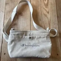 Champion コーデュロイ ショルダーバッグ ベージュ