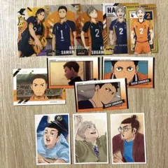 ハイキュー 思い出スナップフォトカード クリアカード 菅原孝支 澤村大地 東峰旭