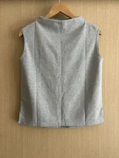 ナノユニバース　グレー フレンチスリーブトップス