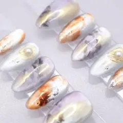 853 ネイルチップSサイズ 韓国 ニュアンス 大人可愛い マグネット