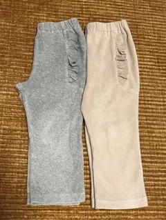 parentsdreamフリル付きパンツ９０　2枚