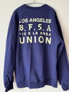 UNION TOKYO ユニオン東京　ネイビー スウェットメンズサイズLL