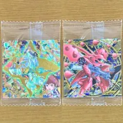 ガンダム シールウエハース4 アクシズショック ナイチンゲール 2枚セット