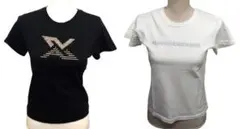 Armani Exchange　アルマーニ　Tシャツ 2枚セット白黒 M L