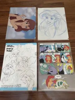アリエル リトルマーメイド クリアファイル　4枚