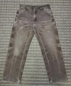フェード最高 carhartt ダブルニーペインターパンツ DKB アメリカ製