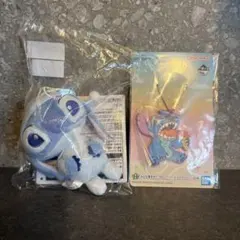 リロ&スティッチ 一番くじ マスコット D賞 スティッチ　H賞 ラバーチャーム