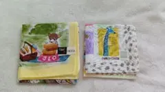 レディース ブランドハンカチ２枚セット 新品 動物系 アニマルのサムネイル