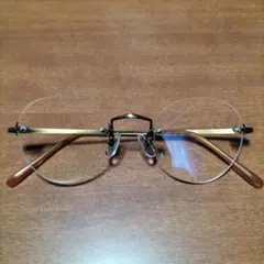 R*様 美品 白山眼鏡 TITANIUM A5 リムレス 眼鏡 メルカリ