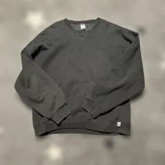 90s RUSSELL 無地スウェット XL チャコール ラッセルアスレチック