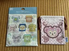 ダッフィー & フレンズのハートフェルト・レターズ・オブ・フレンドシップ　巾着