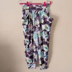 花柄イージーパンツ