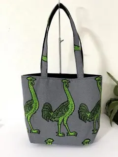 No594 アフリカ布 ショルダートートバッグ