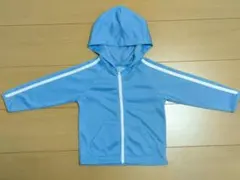 西松屋 キッズ ジップアップパーカー 水色 95cmのサムネイル