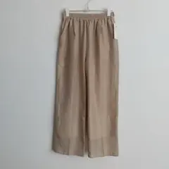 ☆新品未使用☆earthmusic&ecology ギャザーストレートパンツ