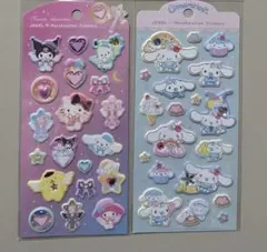 【正規品】サンリオ ジュエルマシュマロステッカーズ 新品未開封　限定　2枚セット