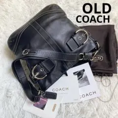 極美品 vintage coach old archive 黒 ミニボストン - メルカリ