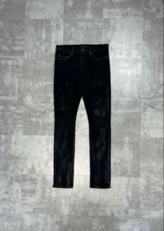 名作】SAINT LAURENT エディ期 デストロイコーティングデニム - メルカリ