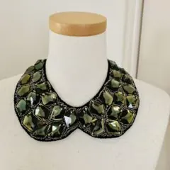 クリスマス チョーカー ラインストーン ネックレス