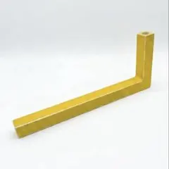 【希少】モダンなL字型 花器 / フラワーベース（マスタードイエロー） L字型 花器 フラワーベース アンティーク - メルカリ
