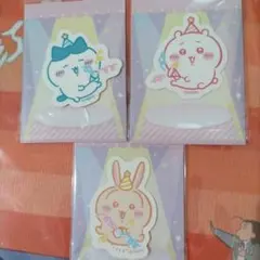 ちいかわ新発売　耐水性に優れたダイカットステッカー　ちいかわうさぎハチワレ