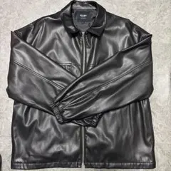 BEAMS レザージャケット　ブラック　Lサイズ