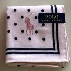 ポロラルフローレン　ハンカチ　コットン　新品未使用　日本製