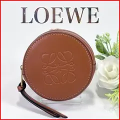 美品✨LOEWE ペブル クッキー コインケース ピンク レザー アナグラム 