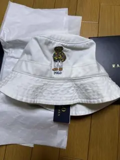 POLO ポロベア　バケットハット　バケハ　デニム　ラルフ　S/Mサイズ