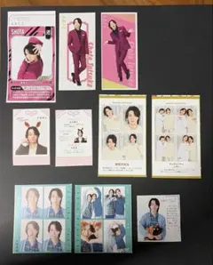 戸塚祥太 A.B.C-Z 切り抜き お守り しおり 4カット　証明写真