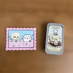 Coco's ちいかわコラボ　ラッコスライドケース　シールセット