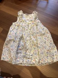 プチバトー　花柄ワンピース　80 18m
