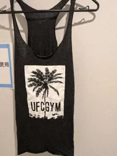 UFCGYM パームツリー タンクトップ 黒