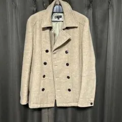 美品！MICHEL KLEIN homme 中綿Pコート キャメル サイズ48