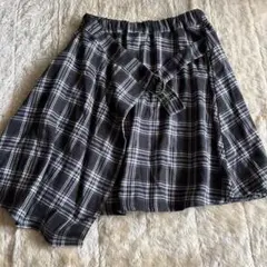 シスタージェニィチェック柄 フレアスカート 160cm