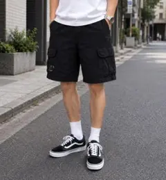 ほぼ未使用 C.P. COMPANY シーピーカンパニー ナイロンカーゴショーツ