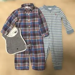 ラルフローレン　ロンパース 2枚セット＋