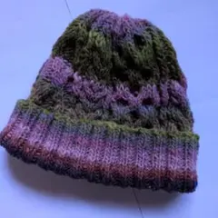 ハンドメイド ニット帽