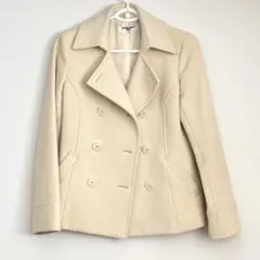 【美品】NATURAL BEAUTY BASIC アイボリージャケットアウターM