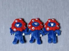 万博　ミャクミャク ボールチェーン マスコットぬいぐるみキーホルダー 3種