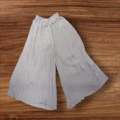 GLACIER プリーツスカーチョ Sサイズ グレージュ ハニーズ　YT499